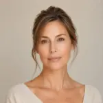 Symbolbild einer Frau mit Gesicht, Hals und Dekolleté